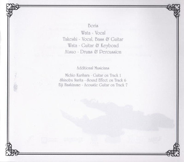 Boris (3) : Attention Please (CD, Album, Dig)
