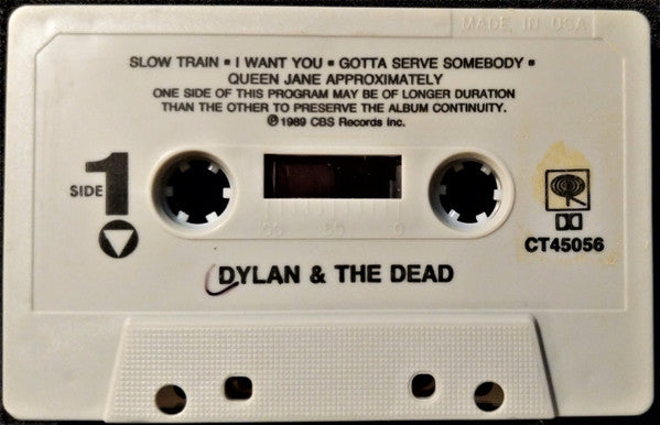 Bob Dylan & The Dead* : Dylan & The Dead (Cass, Album, Off)