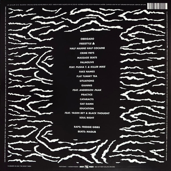 Freddie Gibbs, Madlib : Bandana (LP, Album, RE, RM)