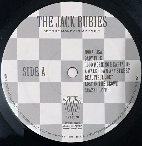 The Jack Rubies : See The Money In My Smile (LP, Album, EMW)
