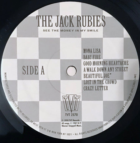 The Jack Rubies : See The Money In My Smile (LP, Album, EMW)