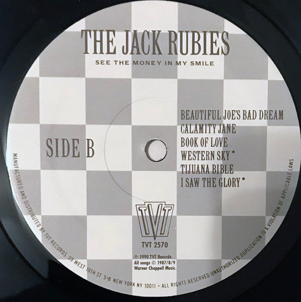 The Jack Rubies : See The Money In My Smile (LP, Album, EMW)