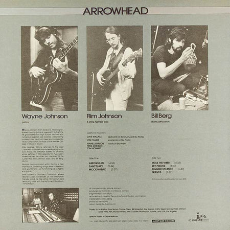 Wayne Johnson Trio : Arrowhead (LP, Album)