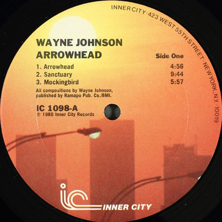 Wayne Johnson Trio : Arrowhead (LP, Album)