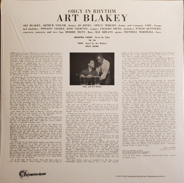 Art Blakey : Orgy In Rhythm - Volume One (LP, Ltd, Num, RE, Cle)