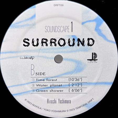 Hiroshi Yoshimura : Soundscape 1: Surround  (LP, Album, RE, RM)