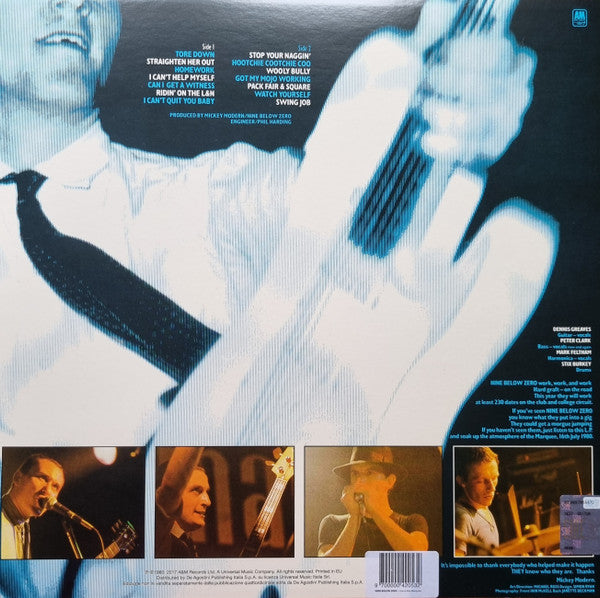 Nine Below Zero : Live At The Marquee (LP, Album, RE, 180)