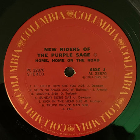 New Riders Of The Purple Sage : Home, Home On The Road (LP, Album)