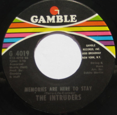 The Intruders : (Win, Place Or Show) She's A Winner (7")