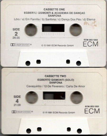 Egberto Gismonti & Academia De Danças : Sanfona (2xCass, Album)