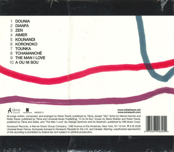 Rokia Traoré : Tchamantché (CD, Album, Dig)