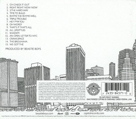 Beastie Boys : To The 5 Boroughs (CD, Album, Enh, Dig)