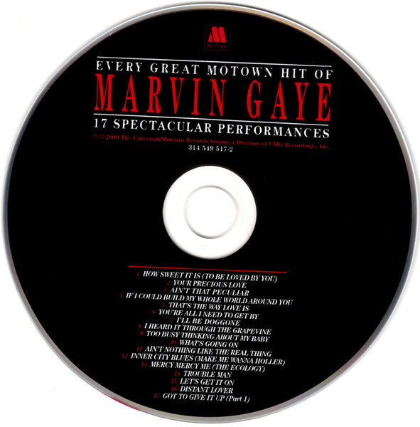 Marvin Gaye : Every Great Motown Hit Of Marvin Gaye (CD, Comp, RE, RM)