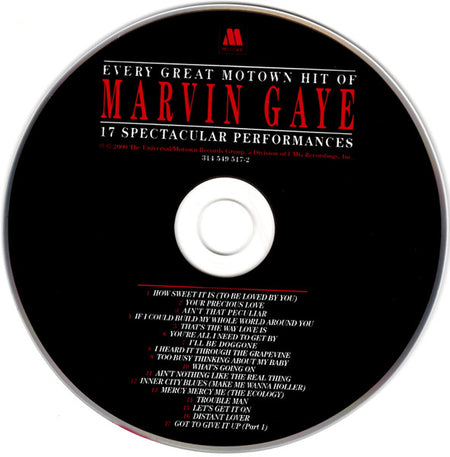 Marvin Gaye : Every Great Motown Hit Of Marvin Gaye (CD, Comp, RE, RM)