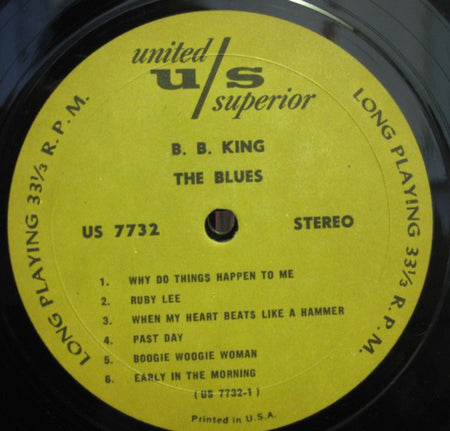B.B. King : The Blues (LP, RE)
