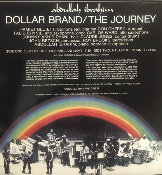 Abdullah Ibrahim / Dollar Brand : The Journey (LP, Album, RE)