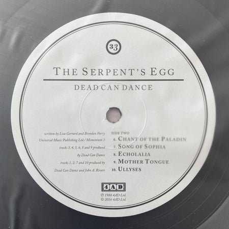 Dead Can Dance : The Serpent's Egg (LP, Album, RE)