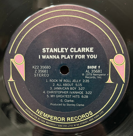 Stanley Clarke : I Wanna Play For You (2xLP, Album, Ter)