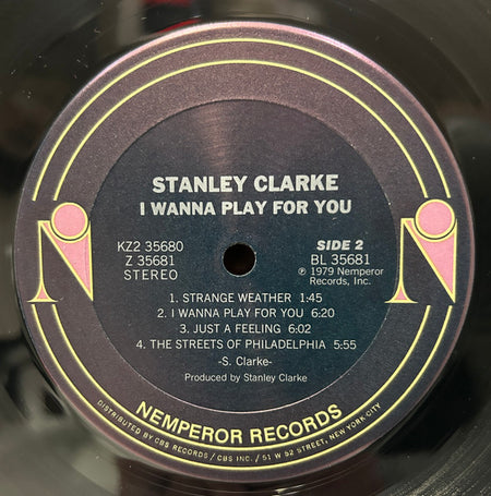 Stanley Clarke : I Wanna Play For You (2xLP, Album, Ter)