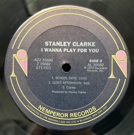 Stanley Clarke : I Wanna Play For You (2xLP, Album, Ter)