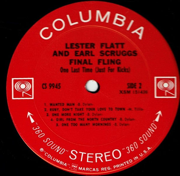 Flatt & Scruggs : Final Fling-One Last Time (Just For Kicks) (LP, Album)