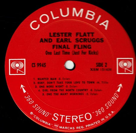 Flatt & Scruggs : Final Fling-One Last Time (Just For Kicks) (LP, Album)