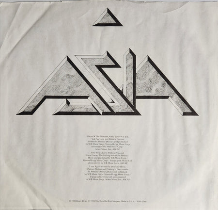 Asia (2) : Asia (LP, Album, Club, Ter)