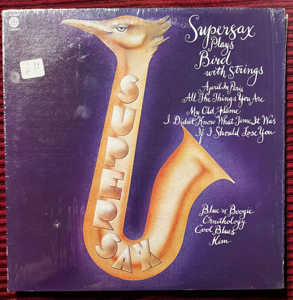 Supersax : Supersax Plays Bird With Strings (LP, Album, Jac)
