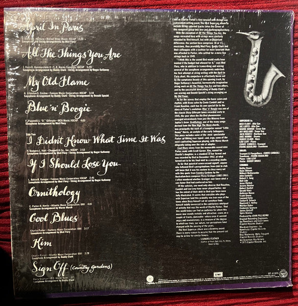 Supersax : Supersax Plays Bird With Strings (LP, Album, Jac)