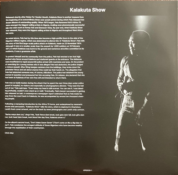 Fela* & Africa 70 : Kalakuta Show (LP, Album, Ltd, RE, Blu)