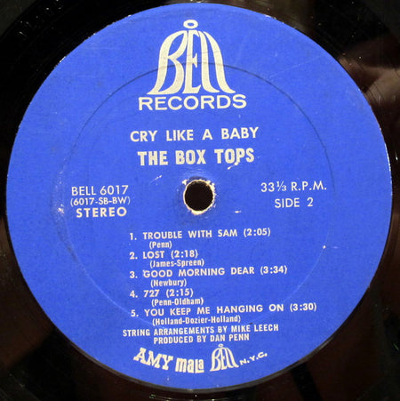 The Box Tops* : Cry Like A Baby (LP, Album, BW )