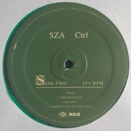 SZA (2) : Ctrl (2xLP, Album, RE, RP, Gre)