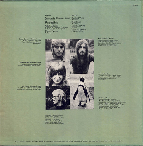 Fleetwood Mac : Future Games (LP, Album, Gre)