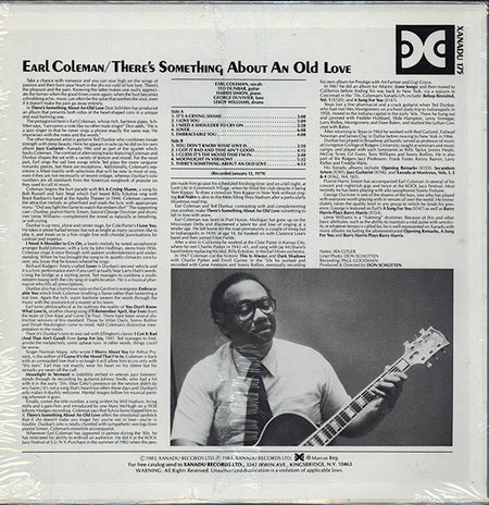 Earl Coleman : There's Something About An Old Love (LP)