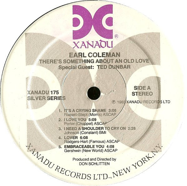 Earl Coleman : There's Something About An Old Love (LP)