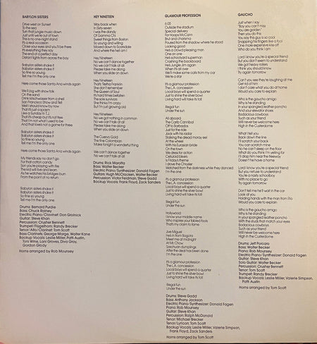 Steely Dan : Gaucho (LP, Album, EDP)