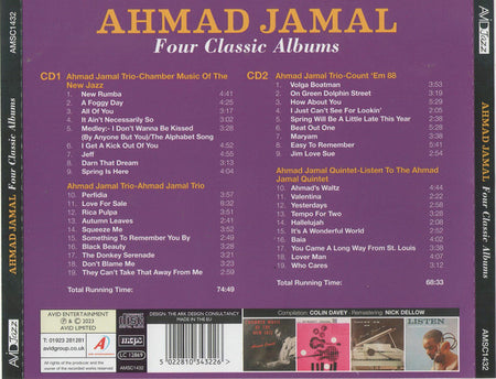 Ahmad Jamal : Four Classic Albums (2xCD, Comp, RM)