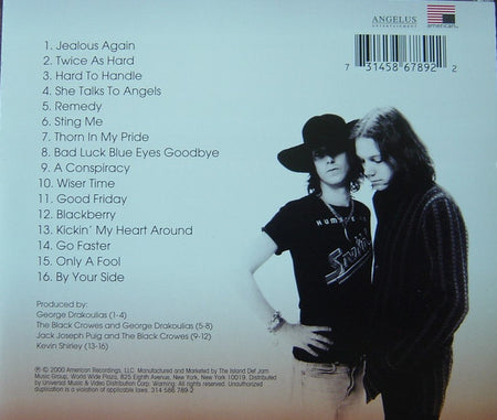 The Black Crowes : Greatest Hits 1990-1999 (A Tribute To A Work In Progress) (CD, Comp)