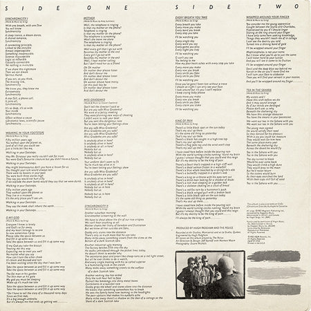 The Police : Synchronicity (LP, Album, BRY)