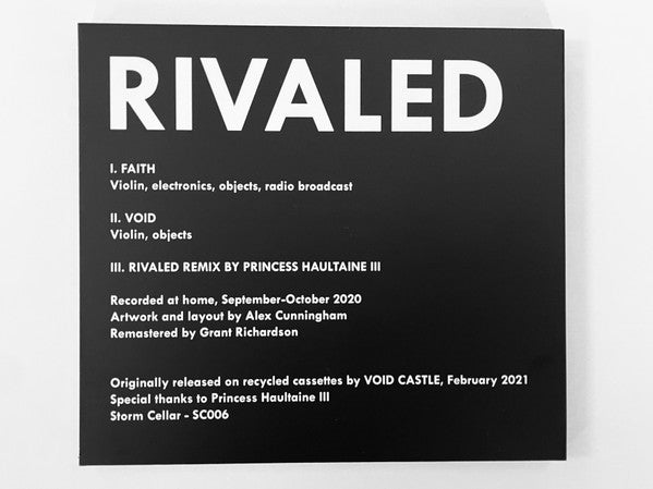 Alex Cunningham (2) : Rivaled (CD, Album, RE, RM)