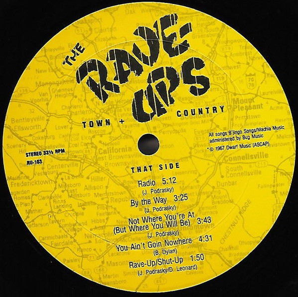 The Rave-Ups : Town + Country (LP, Album)