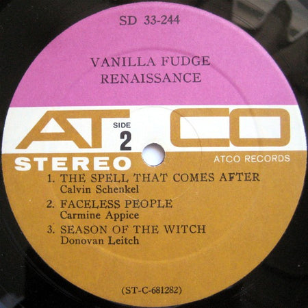 Vanilla Fudge : Renaissance (LP, Album, Pre)