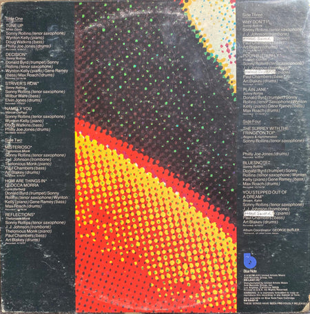 Sonny Rollins : Sonny Rollins (2xLP, Comp, Mono, RE, Gat)