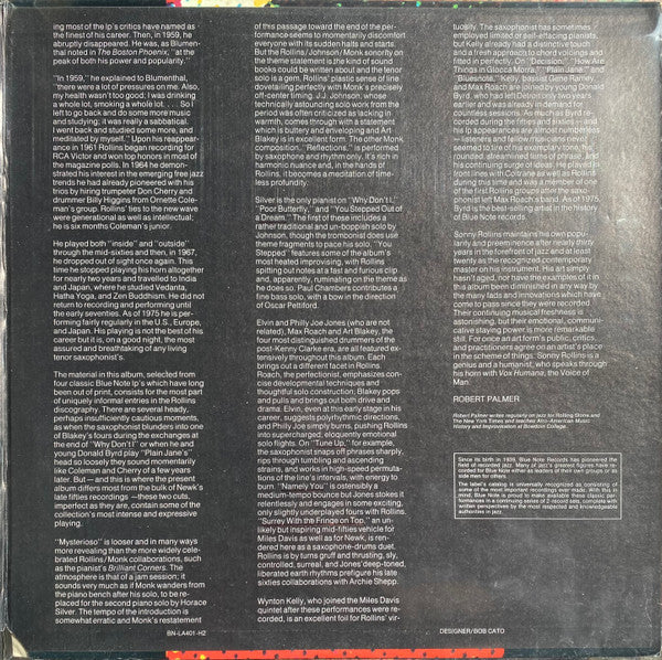 Sonny Rollins : Sonny Rollins (2xLP, Comp, Mono, RE, Gat)