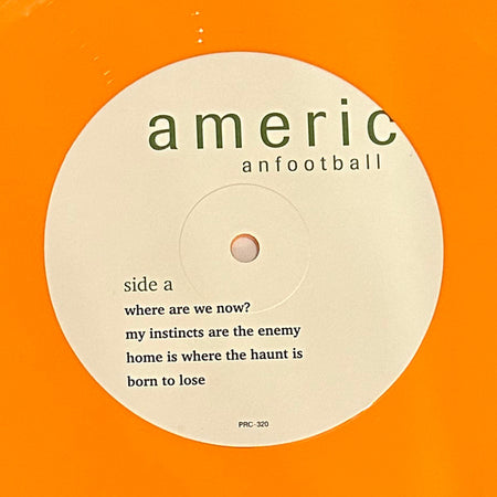 American Football : American Football (LP, Album, RE, Ora)