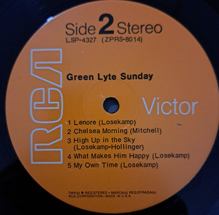 Green Lyte Sunday : Green Lyte Sunday (LP, Album, Gat)