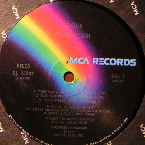 Wishbone Ash : Argus (LP, Album, RE, Gat)