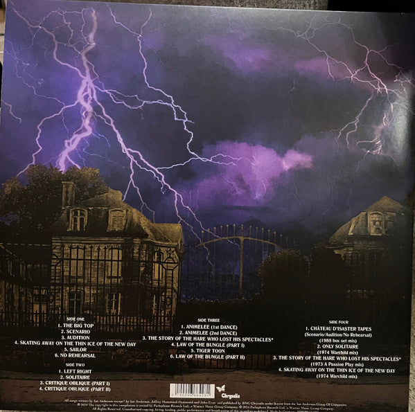 Jethro Tull : The Chateau D'Herouville Sessions 1972 (2xLP)