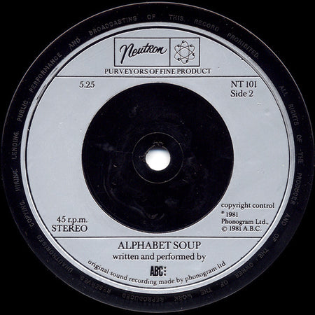 ABC : Tears Are Not Enough (7", Single, Sil)