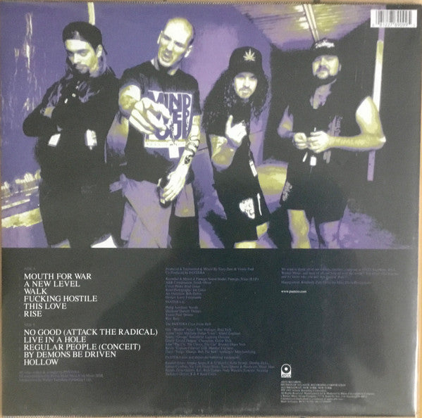 Pantera : Vulgar Display Of Power (LP, Album, Ltd, RE, Whi)